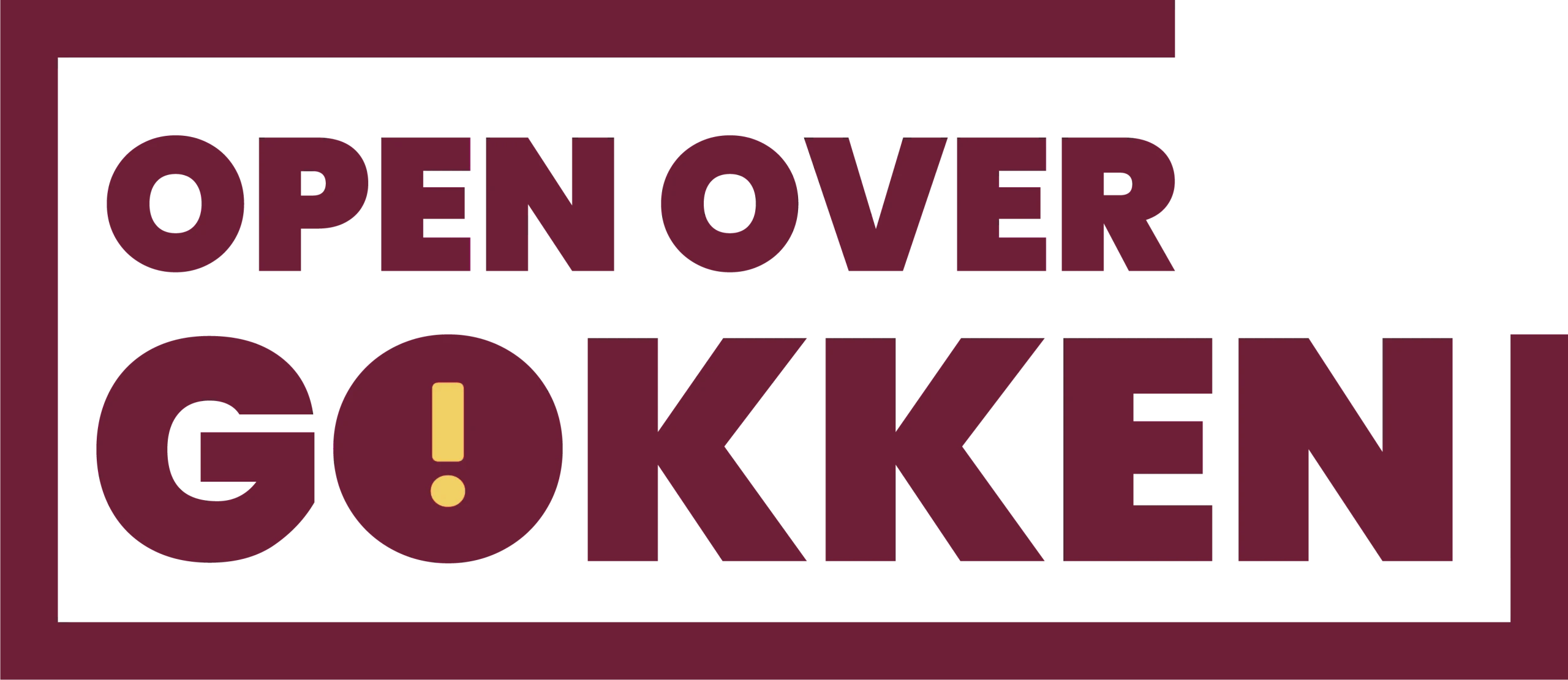 openovergokken
